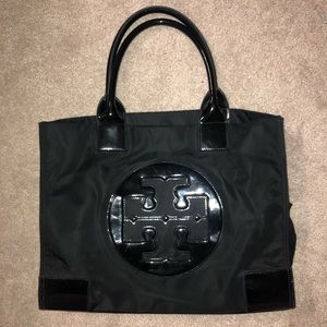 Tory Burch Nylon/Patent Leather Tote